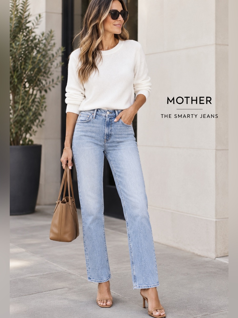 Mother superior the smarty pants skims Jeans don’t be A square size 28
